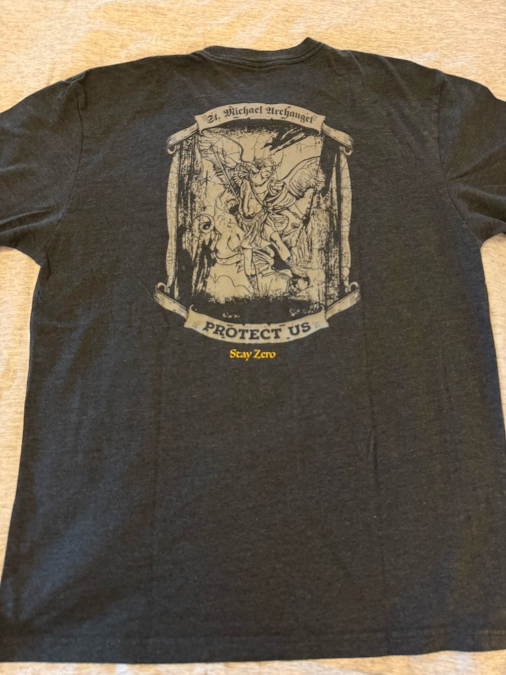 Zero Foxtrot Men’s Graphic Tee St. Michael Archangel